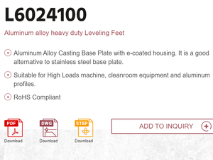 Heavy-Duty M24*100mm Aluminum Alloy Leveling Feet Adjustable for Kitchen Outdoor Living Room Hospital Use Durable Metal - Product Image 2