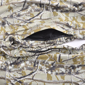 Pantalones de nieve de esquí impermeables holgados de camuflaje de invierno con cintura elástica bolsillos laterales con cremallera ajustable Cuff Bottoms - Product Image 5