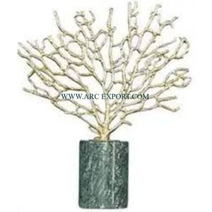 Escultura de decoración de mesa chapada en oro de aluminio de gran tamaño estándar de calidad superior recién llegada estatua de objeto de escritorio para oficina en casa - Product Image 3