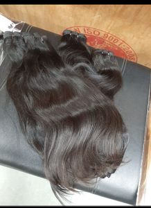 Vente chaude Cuticule Alignée Cheveux Vierges Indiens Lâche Vague Profonde Cheveux Humains Non Transformés à Vendre par les Exportateurs - Product Image 6