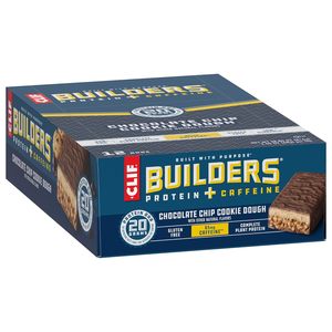 CLIF <b>BUILDERS</b> + Caffeine Protein Bars - Chocolate Chip Cookie Dough Flavor 2.4 oz. (12 Pack) - Product Image 2