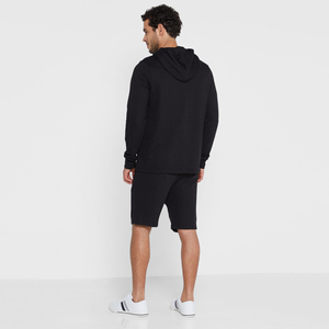 Oversize <b>Hoodie</b> Jogger Set 2 Piece Tracksuit <b>Short</b> Set Unisex Jogging Long <b>Sleeve</b> Sweatshirt And <b>Shorts</b> Sets Women <b>Men</b> - Product Image 3