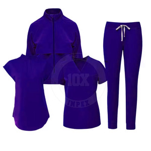 Comfortable Unisex Scrub Suit <b>Set</b> With Pocket Design For Nurses <b>Doctors</b> And Health Workers - Product Image 3