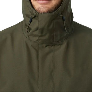 Chaqueta Impermeable para Hombre de Alta Calidad, Cortavientos con Capucha, Ropa Exterior Impermeable, Talla Grande Estándar - Product Image 5