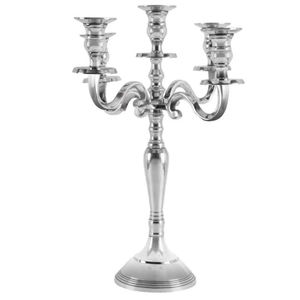 Candelabro decorativo de diseño clásico para el hogar y el hotel, candelabro de plata de Metal de primera calidad al precio más barato - Product Image 1