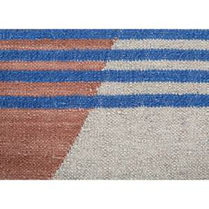 พรมขนสัตว์ทอมือลายตารางเพชร รุ่น Adwl-13064 สีงาช้าง สำหรับบ้าน ห้องนอน ห้องนั่งเล่น ทางเดิน รูปทรงสี่เหลี่ยมผืนผ้า - Product Image 3