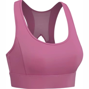 2025 chaud nouveau femmes grande taille respirant avant Logo réglable dos gymnastique entraînement course Yoga soutien-gorge - Product Image 5