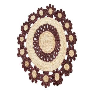 Handmade Bangladeshi High Quality Latest Design 100% Natural Jute Braided Rugs and Floor Carpet for home decoration - Product Image 2