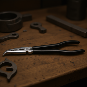 Alicates de Punta Larga Hazet con Diseño Curvo (45) - Product Image 3