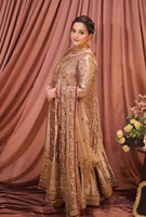 Vestido Maxi Anarkali Lehenga Choli de Lujo en Acrílico con Bordado Intenso, Estilo Pakistaní para Fiestas, Bodas y Recepciones, Look Nupcial para Mujer