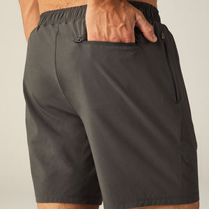 Wholesale Men Casual Summer Sports <b>Shorts</b> Breathable Elastic <b>Shorts</b> Mid Waist Solid Polyester 100% <b>Waterproof</b> <b>Shorts</b> For Men - Product Image 5