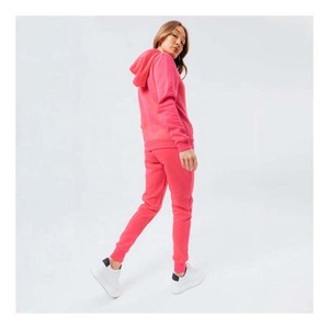 Grande taille ample et loisirs femmes célèbre marque brodée 100% coton hiver survêtement femmes pull d'entraînement survêtement - Product Image 5