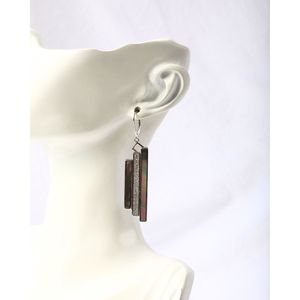 Pendientes de Madreperla Negra de Tahití - Product Image 4