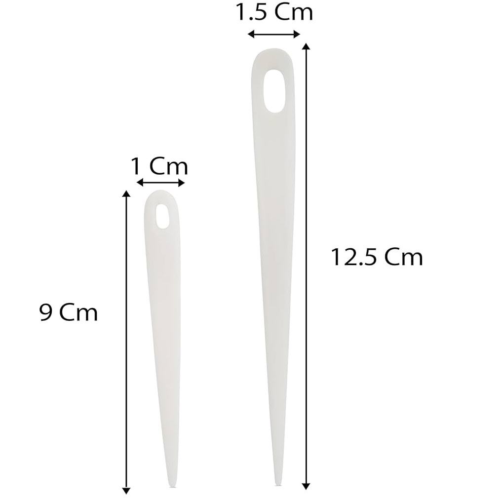Antique Vintage Bone Needle for Embroidery Crafts Needlework Medieval Crochet Hooks for Hair Cross-Stitching Pine Bone Antique