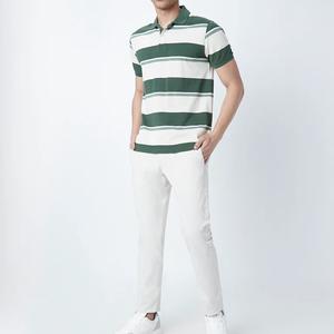 Camisetas y Camisas de Hombre a Rayas de Secado Rápido, Antiarrugas, Tejidas, de Alta Calidad, Exportación Directa de Fábrica, Más Vendidas - Product Image 2