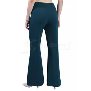 Pantalones acampanados ligeros y sencillos para mujer, ideales para correr, estilo urbano. - Product Image 3