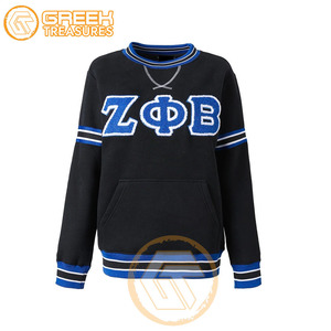 Sweat-shirt d'hiver brodé sur mesure pour femmes Zeta Phi Beta, dernière collection, vêtements de sororité en coton molletonné, vente en gros - Product Image 6