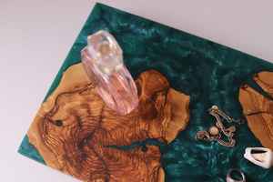 Tabla de Cortar Funcional de Resina y Madera, Hecha con Madera de Acacia y Madera de Mango para Cortar y Servir - Product Image 3