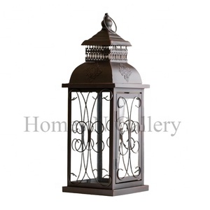 Linterna inteligente de metal moderna, linternas decorativas para exteriores, decoración para el hogar y el jardín - Product Image 1