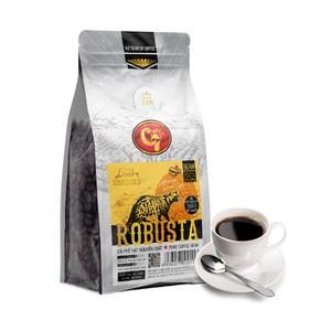 Etiqueta privada "Golden Weasel"- Premium Robusta Origin Granos de café molido Café-Medio tostado HucaFood Marca OEM ODM Servicio - Product Image 4