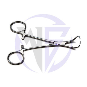 Pince Backhaus serviette pince 3 1/2 "léger et Durable allemand chirurgical en acier inoxydable réutilisable pince chirurgicale à maintien sécurisé - Product Image 4