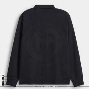 Sweat-shirt unisexe à demi-zip personnalisé avec logo brodé, OEM, de haute qualité, respirant, en polaire, pour l'extérieur, streetwear, pour l'hiver - Product Image 2