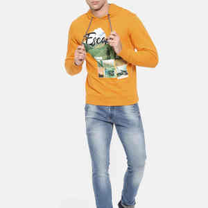 Sweats à capuche personnalisés pour hommes 100% coton lourd qualité de luxe sérigraphie Streetwear pulls à capuche pour hommes - Product Image 5