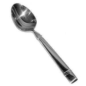 Ensemble de cuillères de table à manger pour la maison en acier inoxydable couleur argent poignée en nickel poli ensemble de couverts à dessert de qualité supérieure - Product Image 1