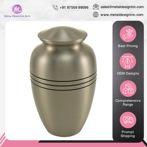 การเผาเถ้ากระดูกมนุษย์แบบคลาสสิกของผู้ใหญ่ดีไซน์ทันสมัยหรูหราโกศจากผู้ผลิตอินเดีย - Product Image 3
