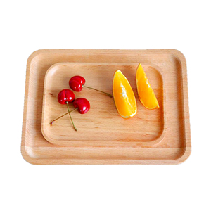 Plateau de service en bois fait à la main, restaurants, maison, hôtel, cuisine, table, vaisselle, décoration de table et service de nourriture - Product Image 4
