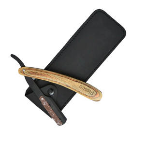 Navaja de barbero de filo recto de marca privada para barba de hombre - Product Image 4