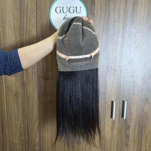 Pelucas de cabello humano de 20 pulgadas full lace HD, superdoble estiramiento, sin procesar, vendedor de cabello vietnamita, hueso recto - Product Image 2