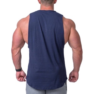 Top Brand Men's Gym Tank Top OEM Wholesale Drop Armhole Bodybuilding Sport <b>Badge</b> Custom Brand - Product Image 4
