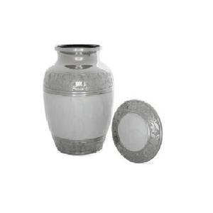 Urna de cerámica de latón duradero personalizable hecha a mano de estilo americano para cremación de cenizas humanas y entierro de mascotas - Product Image 5