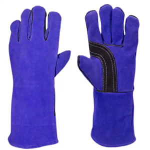 Guantes DE TRABAJO reforzados Guantes de seguridad industrial anticalor de chispas de larga duración Soldadura de larga duración - Product Image 2