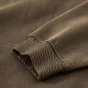 เสื้อฮู้ดถักโอเวอร์ไซส์ผ้าฝ้าย100% อย่างยั่งยืนสำหรับสวมใส่สบายๆของผู้ชายและผู้หญิง - Product Image 5