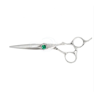 Vente flash - Ciseaux de barbier en acier inoxydable GEMSTONE ENTERPRISES GE-2120 - Légers - Fabrication en usine - Nouveau design - Durables - Product Image 5