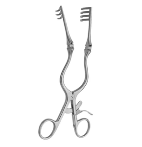 Écarteur de retenue personnalisé Sharp Beckman Adson Self Retractor 4x4 Prongs 31.5 Cm Rétracteur en acier inoxydable - Product Image 6