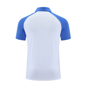 Nouveau T-shirt polo vierge avec logo brodé personnalisé Plain 85% Nylon 5% Spandex Unisexe Color Block pour T-shirt de golf souple pour hommes - Product Image 4