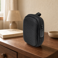 Étui de protection rigide en EVA Oxford pour appareil auditif, pochette de transport portable à coque dure avec fermeture sans type de fermeture personnalisable