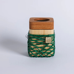 Árabe Bakhoor Mubkhar Quemador de madera hecho a mano Uso en el hogar y el hotel Juego intenso aromático de calidad superior con cuero de diferentes colores - Product Image 2