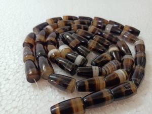 Cuentas de ágata de primera calidad con bandas hechas a medida, ideales para diseñadores de joyas nativos y adecuadas para su reventa en tamaños personalizados - Product Image 5