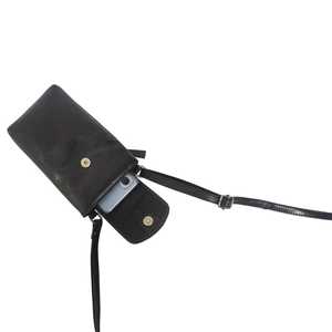 Alta calidad curtido vegetal italiano acabado pulido cuero genuino teléfono bandolera estilo Vintage Top proveedor indio - Product Image 3