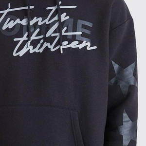 Chándal de algodón de invierno para hombre, el mejor producto, nuevo diseño, parches bordados con estampado apilado, chándales de talla grande de lana - Product Image 4