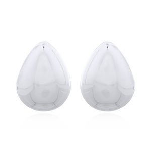 Organic <b>Teardrop</b> 925 Silver <b>Stud</b> <b>Earrings</b> Wholesale From Thailand Manufacture for Ladies - Product Image 1