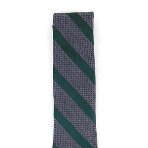 Tasso Elba Men's Teramo Stripe <b>Tie</b> Classic Casual Green Jacquard Print Size Regular - Product Image 2