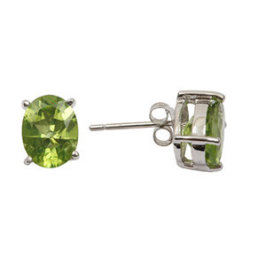 Boucles d'oreilles classiques au design simple, en argent sterling 925, pierre précieuse chalcédoine, boucles d'oreilles à clous, mode, fêtes, cadeau, fabrication de boucles d'oreilles - Product Image 6