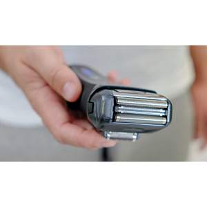 Afeitadora Eléctrica Impermeable IPX7 para Hombre con Pantalla LED, Cuchillas Dobles Rotatorias, Lámina Flexible y Revestimiento de Goma para Afeitar la Barba - Product Image 4