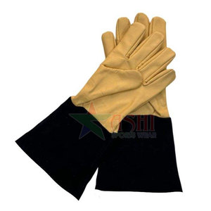 Servicios OEM, Guantes de Soldadura de Cuero Vacuno de Último Modelo, Diseño Personalizado de Alta Calidad, Antideslizantes, para Uso en Exteriores, Precio Bajo - Product Image 1