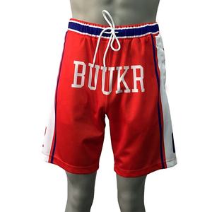 Venta al por mayor de pantalones cortos de baloncesto para hombre transpirable de talla grande impresa hasta la rodilla antibacteriano de secado rápido ropa deportiva - Product Image 3